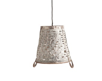Hanging Olive Bucket Ceiling light