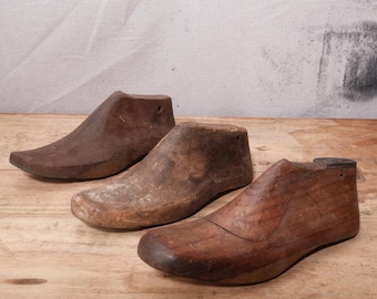 Vintage Wooden Shoe Mold | Cobbler Last | Shoemaking | Form