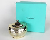 No Box Shipping-1929 Antique Sterling Tiffany Co. Sugar Bowl with Lid, Sterling Box with Lid, English Sterling