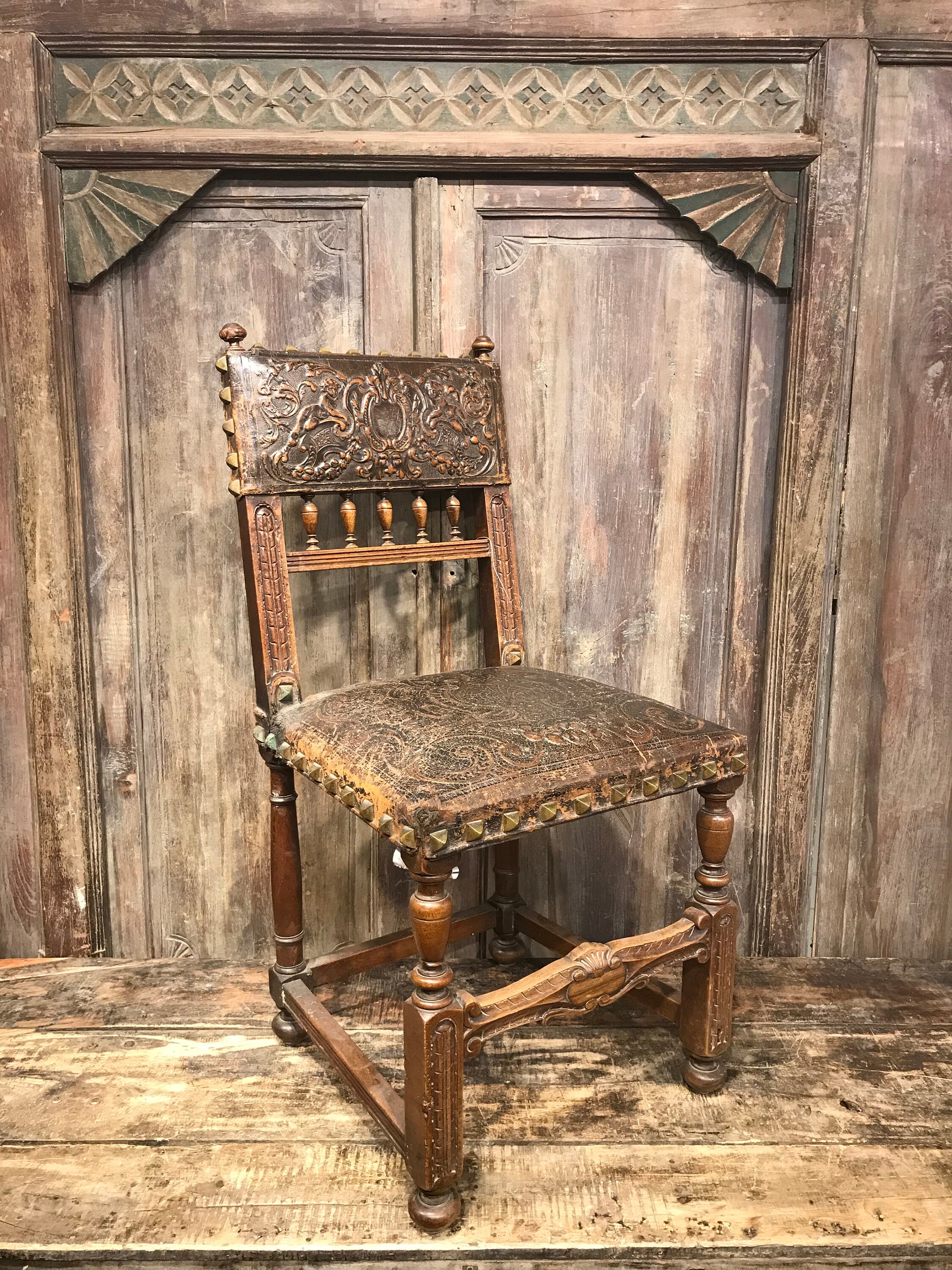 Sillas de comedor vintage muebles rústicos intrincados | Etsy