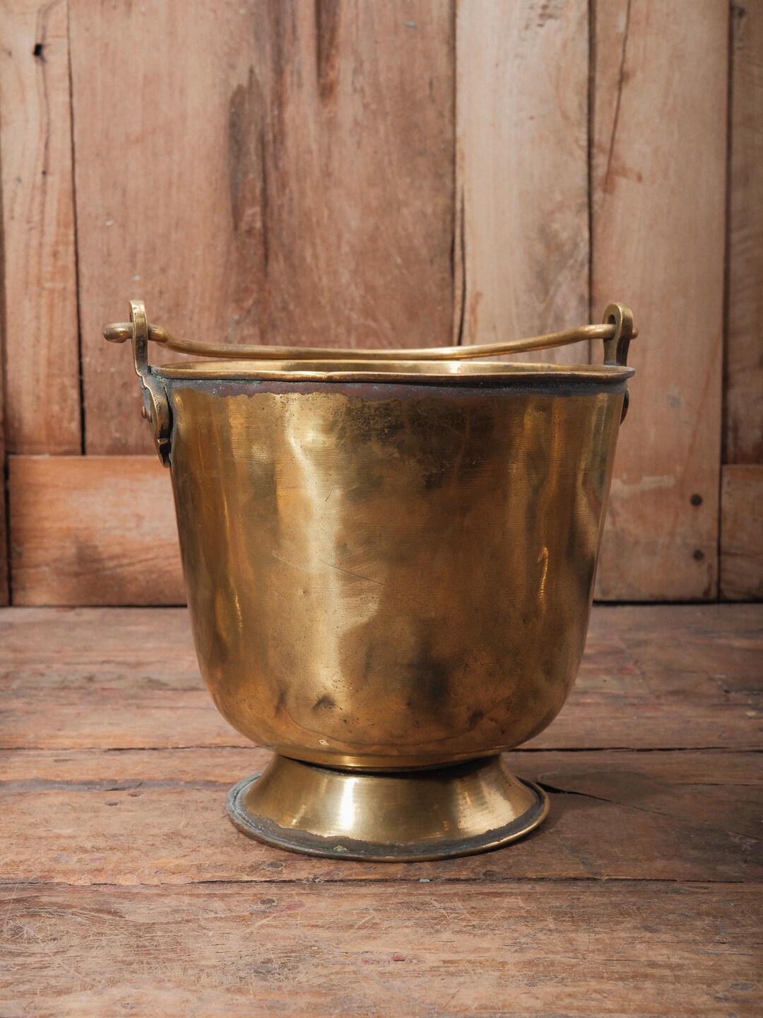 Indian Bucket Collection Vintage Indian Brass Bucket | Handcrafted Champagne Cooler - Etsy