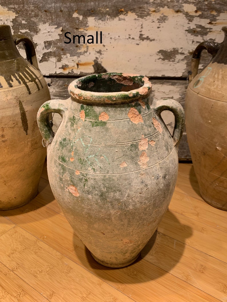 Vintage Terracotta Olive Jars Turkish Urns Planters Odemis | Etsy