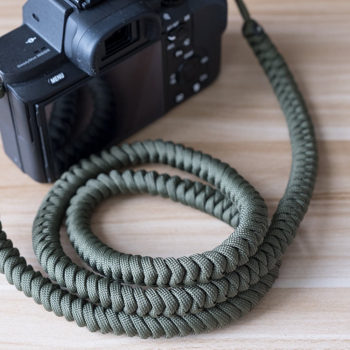 Paracord camera strap High Strength Nylon Rope HandMade Camera Etsy