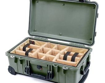 Padded divider set fits Pelican1510 Peli im2500 Apache 5800 Cases IN1510-DT