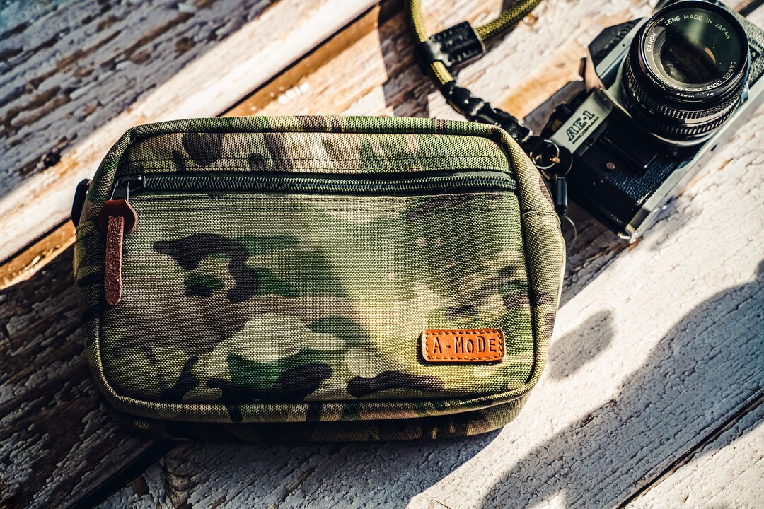 Camo Camera Bag Insert Bag Etsy