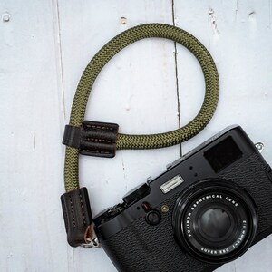 Camera Wrist Strap Handmade Army Green Rope Camera Strap CWS - Etsy