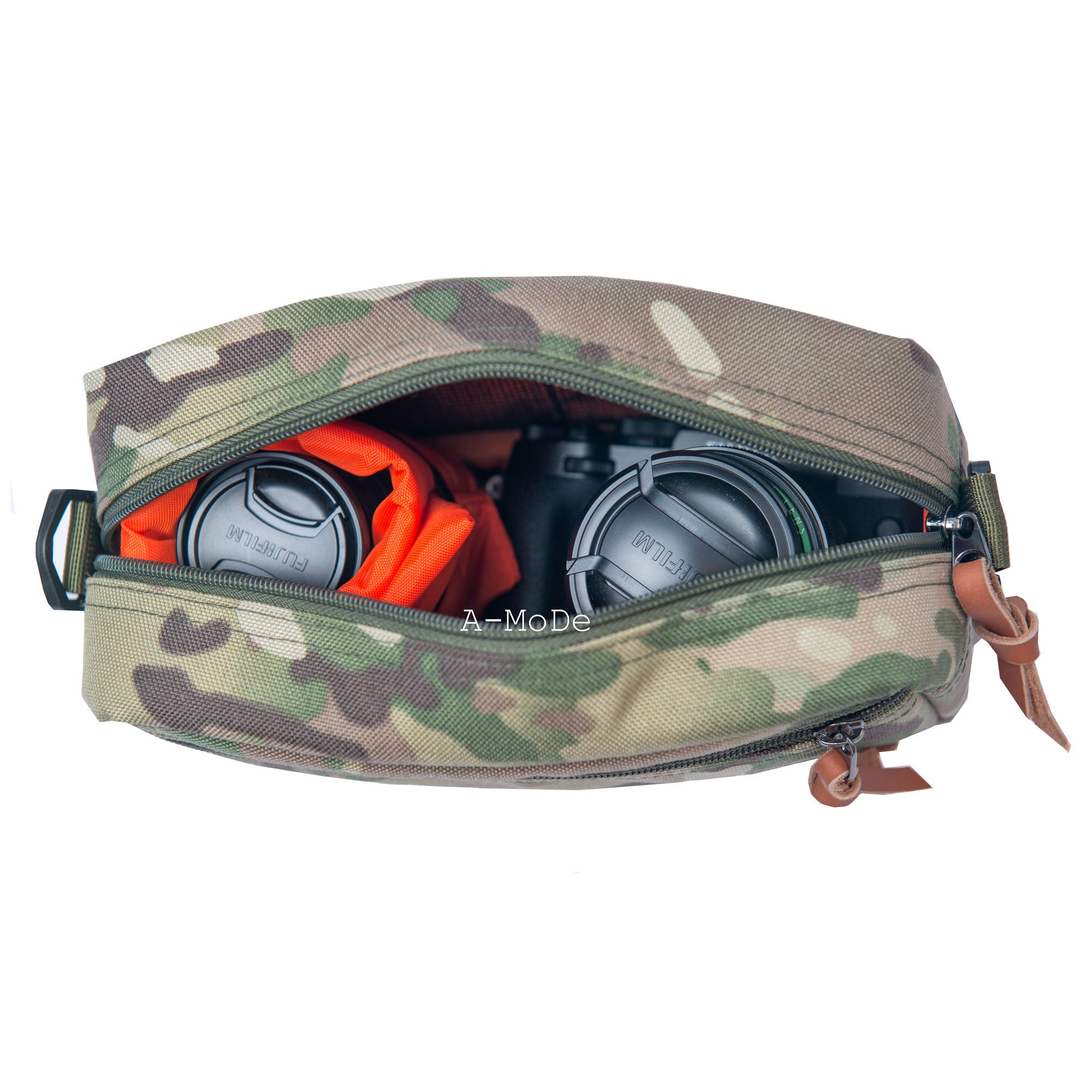 Camo Camera Bag Insert Bag Etsy