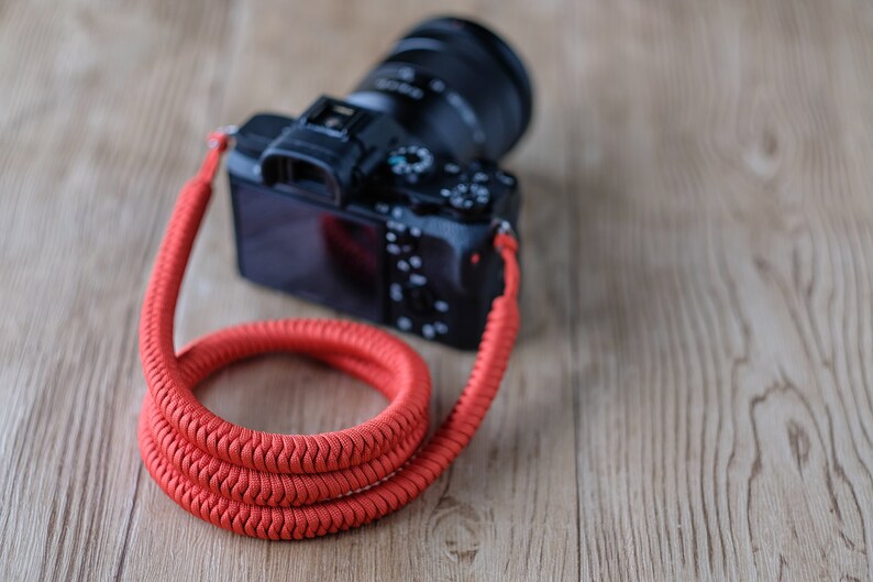 Paracord Camera Strap High Strength Nylon Rope Handmade Camera Etsy