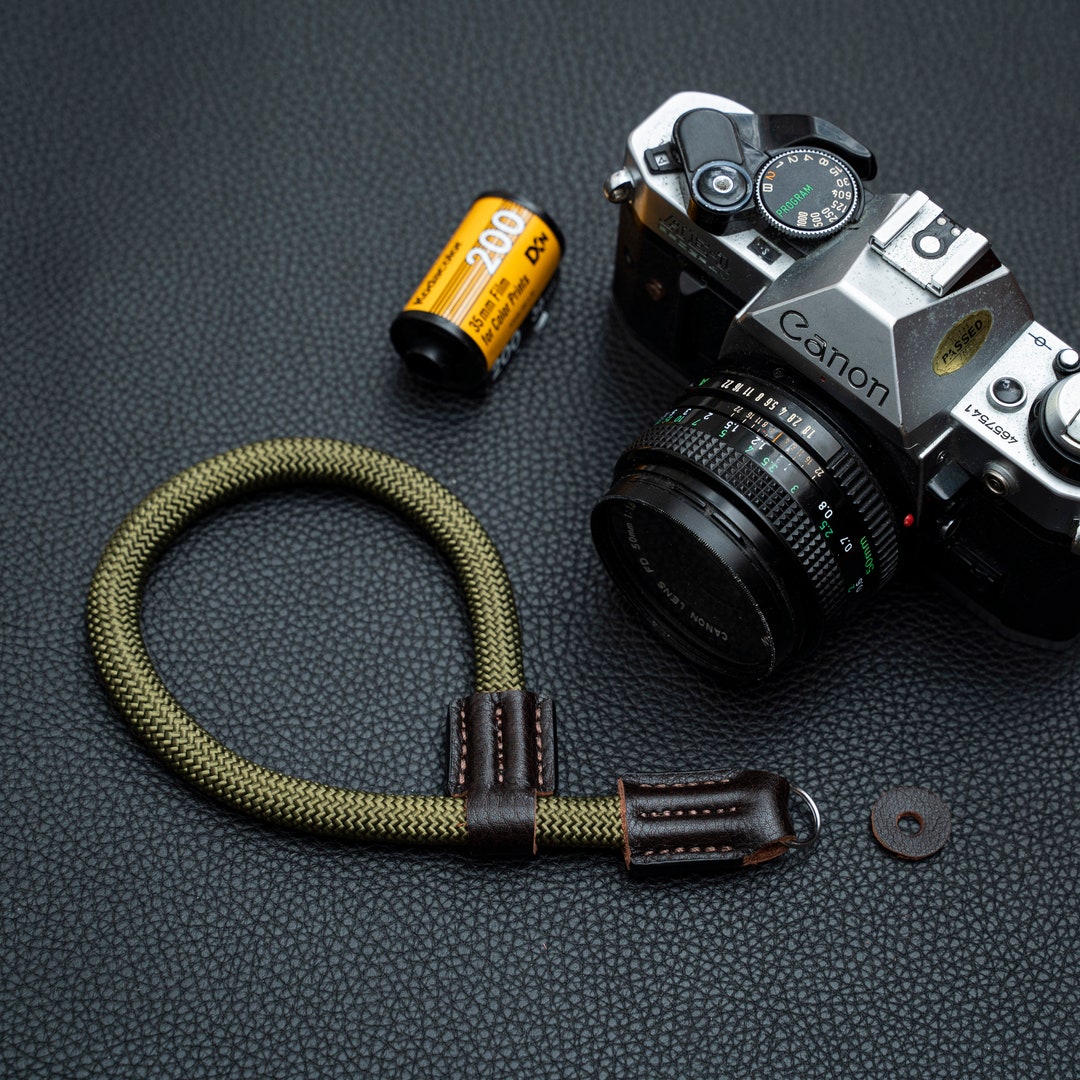 Camera Wrist Strap Handmade Army Green Rope Camera Strap CWS - Etsy