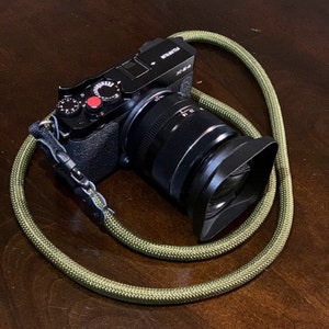 HandMade Army Green 9mm Quick Release Buckle Rope Camera Strap FCSC image 5