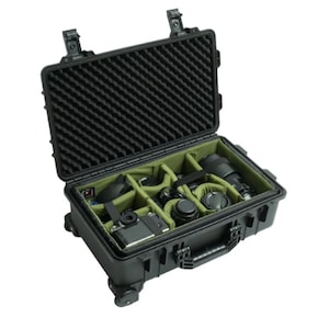 Kleurontwerp Gewatteerde scheidingsset geschikt voor Pelican1510 peli Apache 5800 Cases Army Green IN1510-AG GEEN CASE afbeelding 9