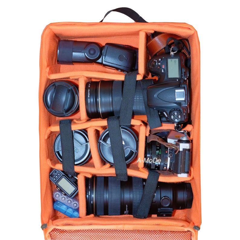 Camera Insert Bag Photo Bag for Backpack Suitcase Large no Etsy