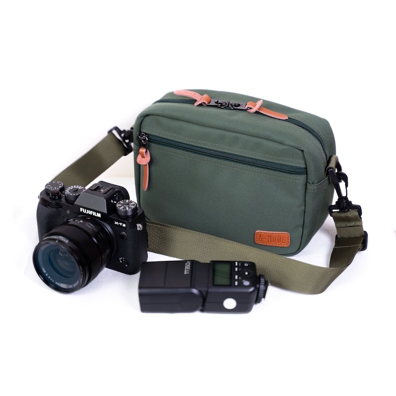 Army Green Camera Bag Insert Bag Etsy