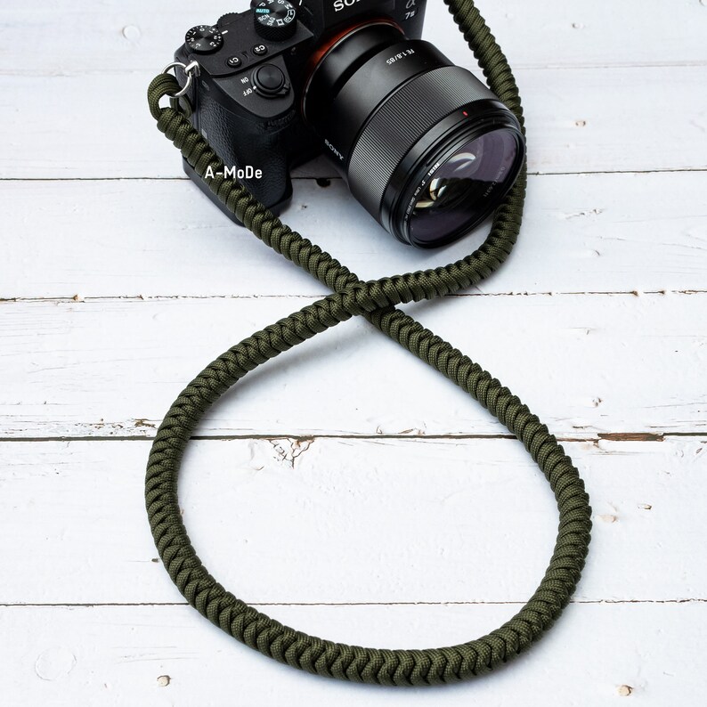 Paracord Camera Strap High Strength Nylon Rope Handmade Camera Etsy