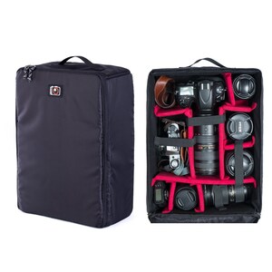 Camera insert bag photo bag For backpack Suitcase Large (no Backpack)