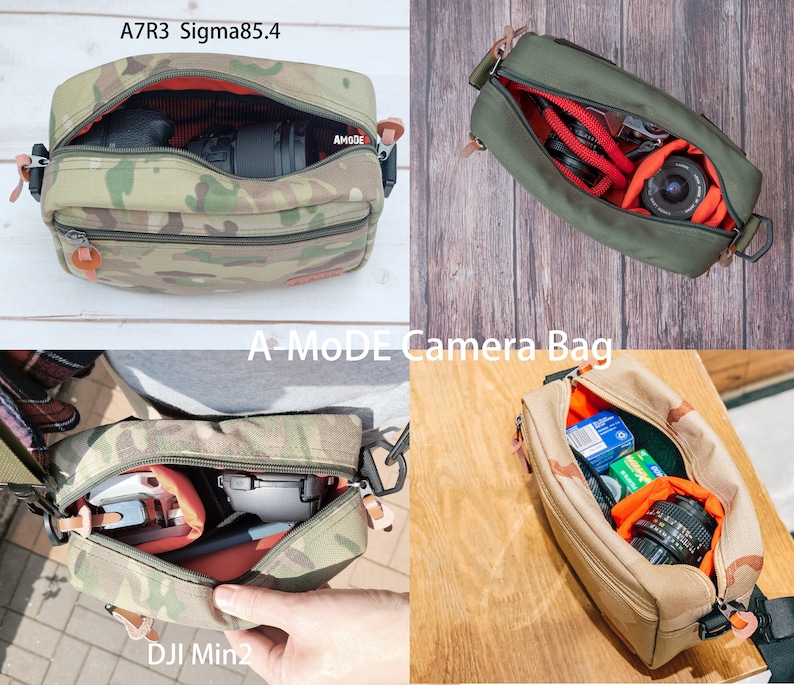 Army Green Camera Bag Insert Bag SPX02 image 6