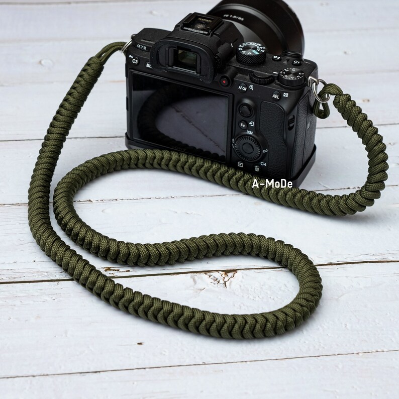 Paracord Camera Strap High Strength Nylon Rope Handmade Camera Etsy