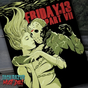 FRIDAY THE 13TH VII Jason Voorhees Poster Print
