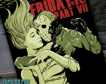 FRIDAY THE 13TH VII Jason Voorhees Poster Print