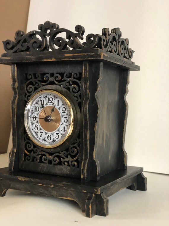 Small Mantle Clock Etsy