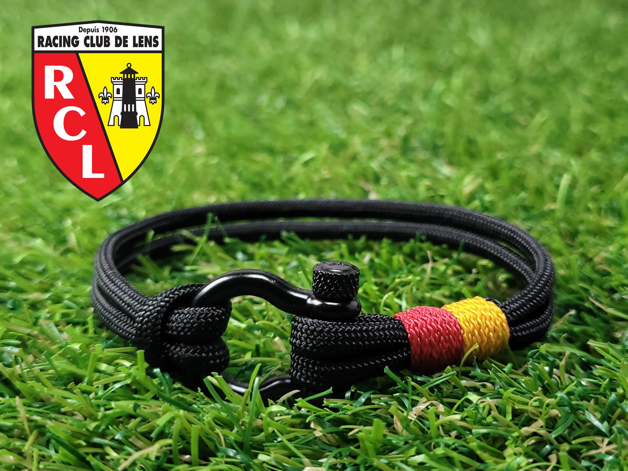 Bracelet football PSG sur mesure, Bracelet en corde pour supporter