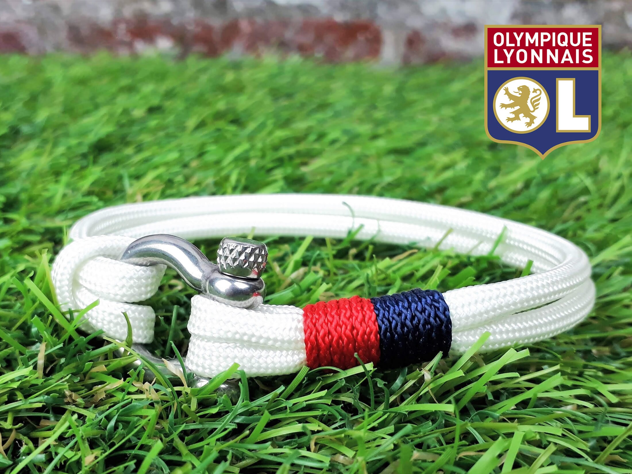 Bracelet football PSG sur mesure, Bracelet en corde pour supporter