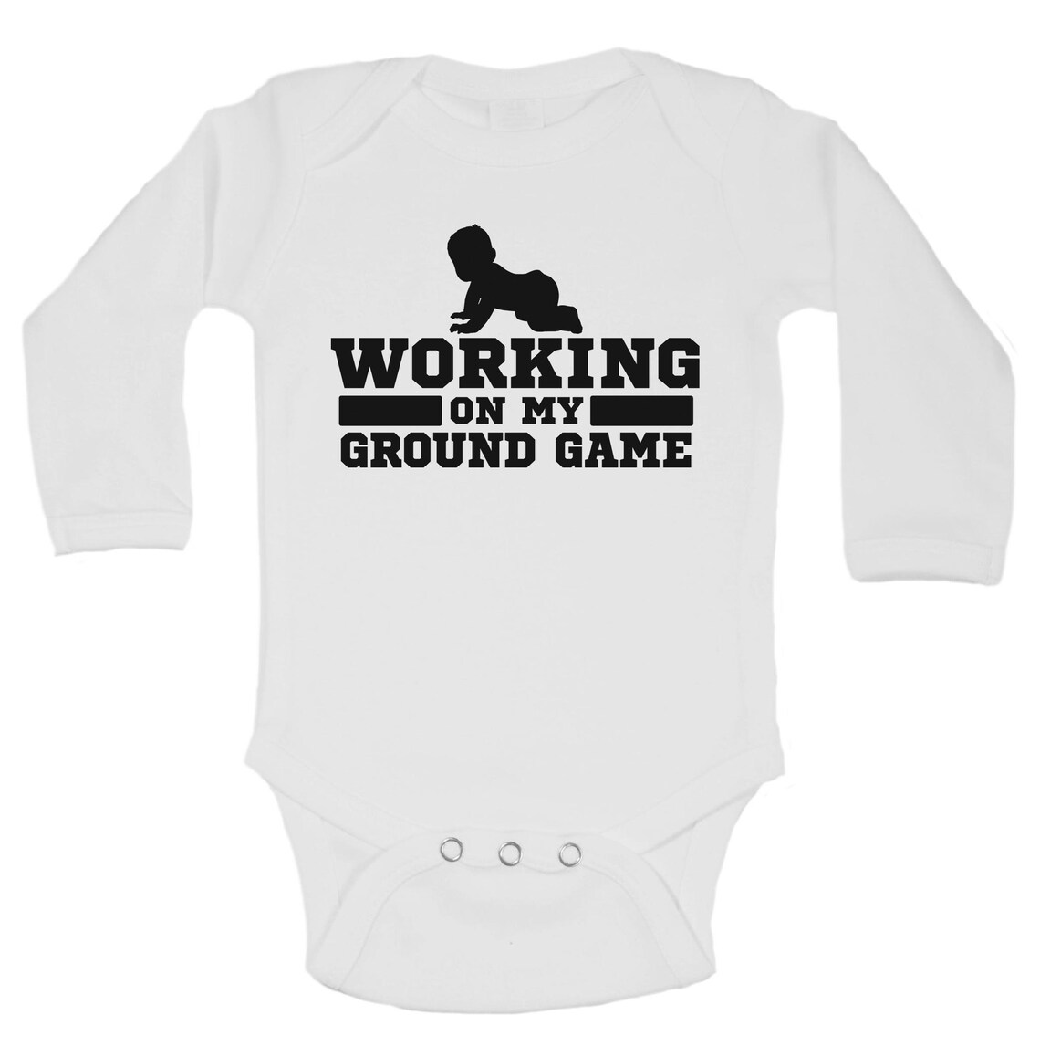 Cute Baby Boy Bodysuits and Toddler Shirts working on My Ground Game