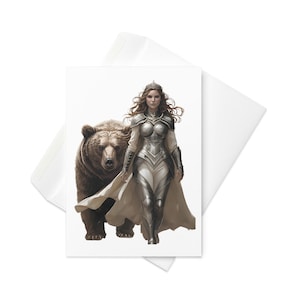 Cartão motivacional, cartão inspirador, arte de mulher forte, afirmação positiva, cartões para mulheres, cartões de incentivo, arte inspiradora