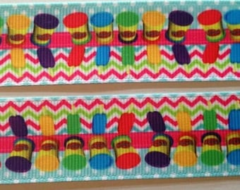 Play-Doh grosgrain ribbon 1"