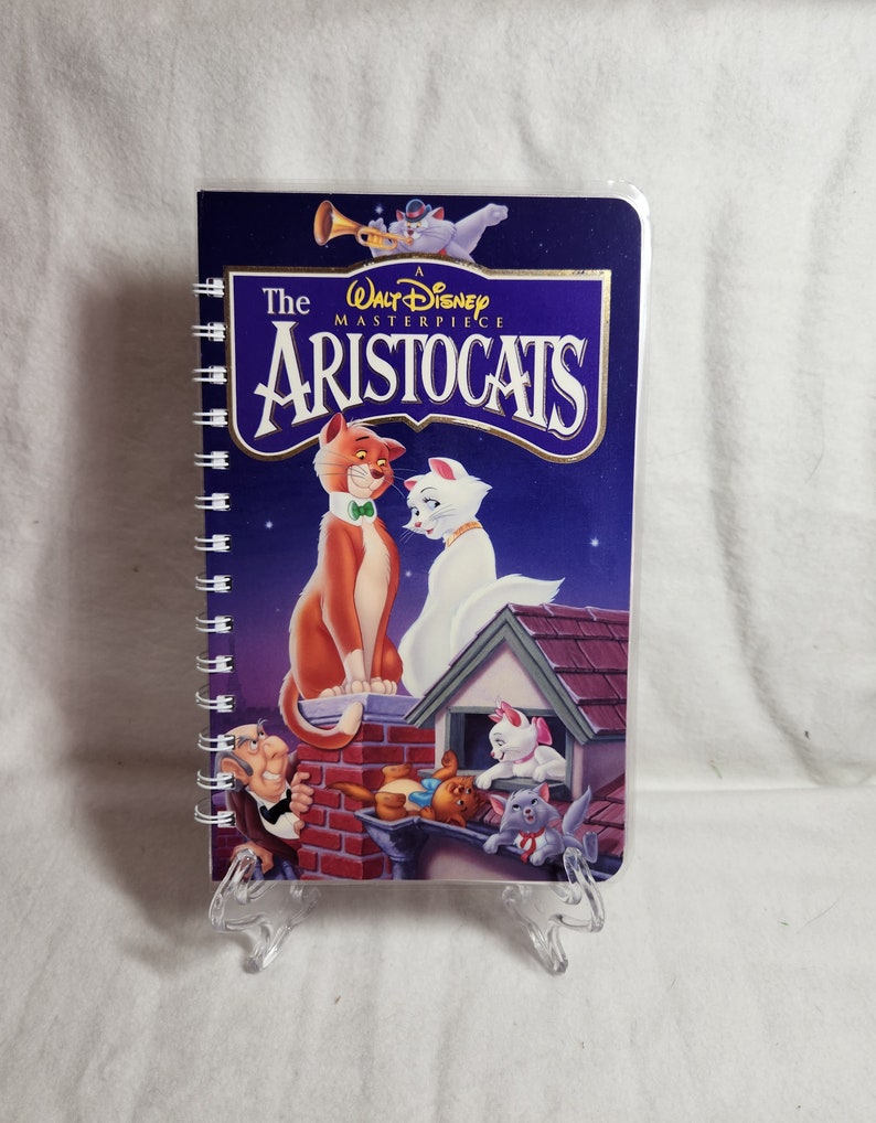 Disney's the Aristocats VHS Notebook Journal Etsy