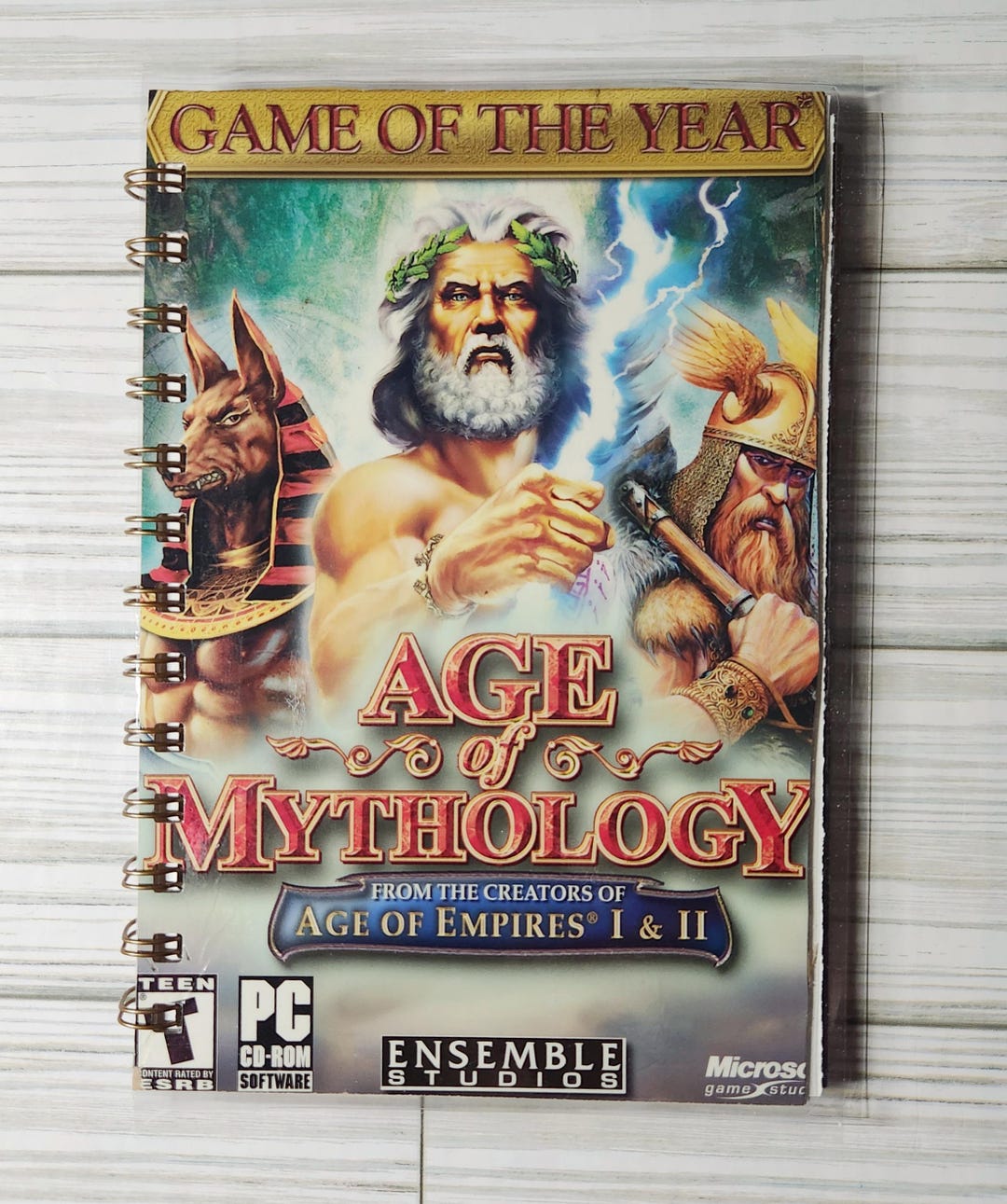 Original Age of Mythology PC Game Sketchbook Doodle Pad - Etsy