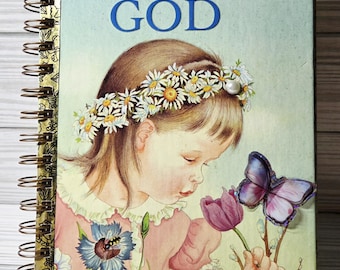 Little Golden Book About God notebook journal
