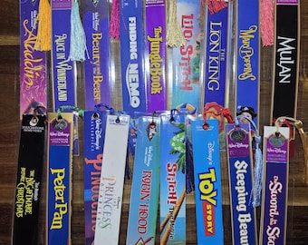 Deluxe VHS Bookmarks Vintage Nostalgic Fun! Disney classics, old & new!