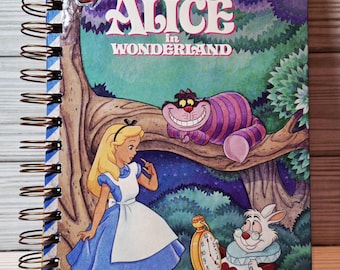Alice in Wonderland children's book notebook journal