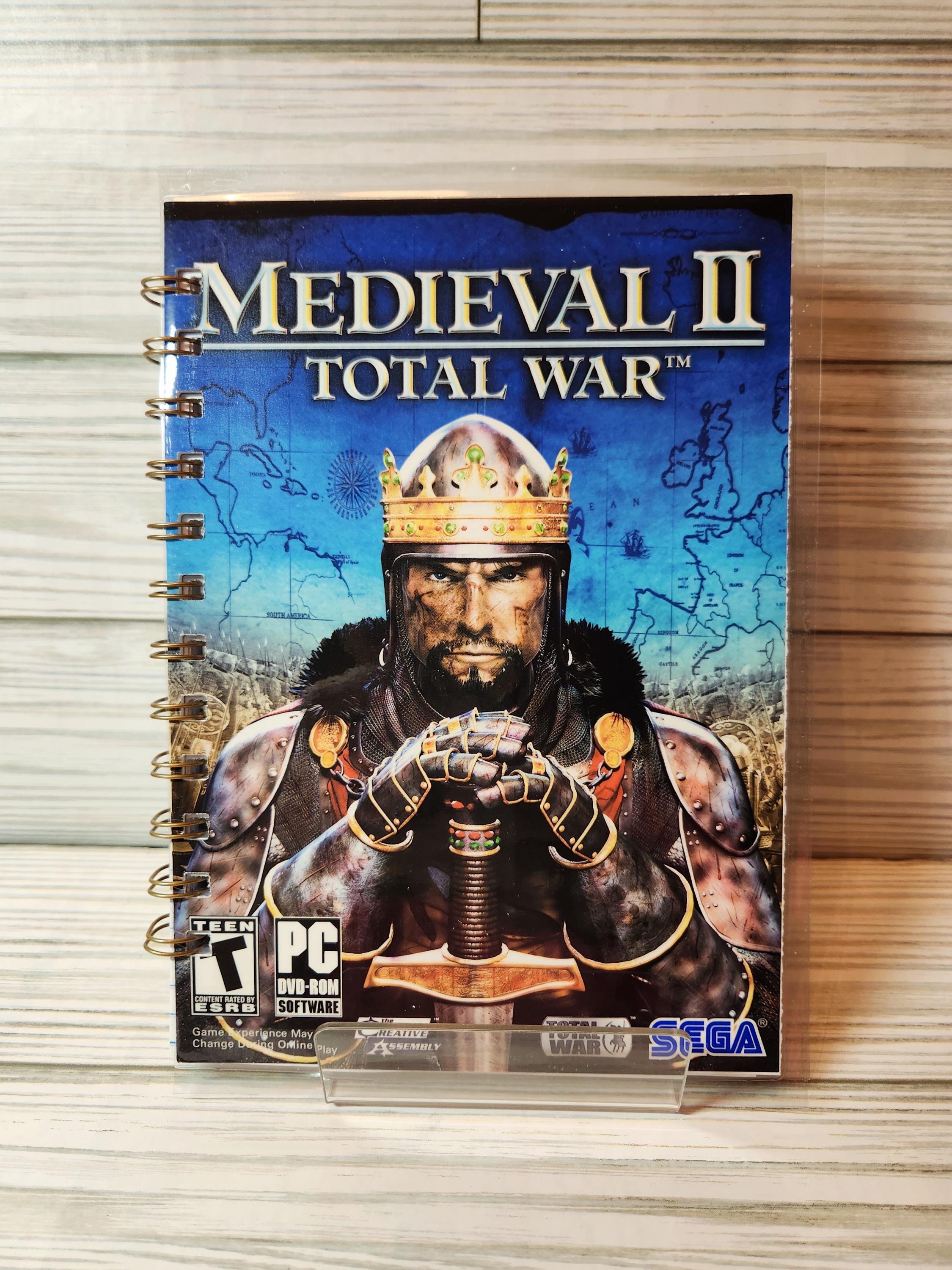 Medieval II Total War vintage PC game box journal