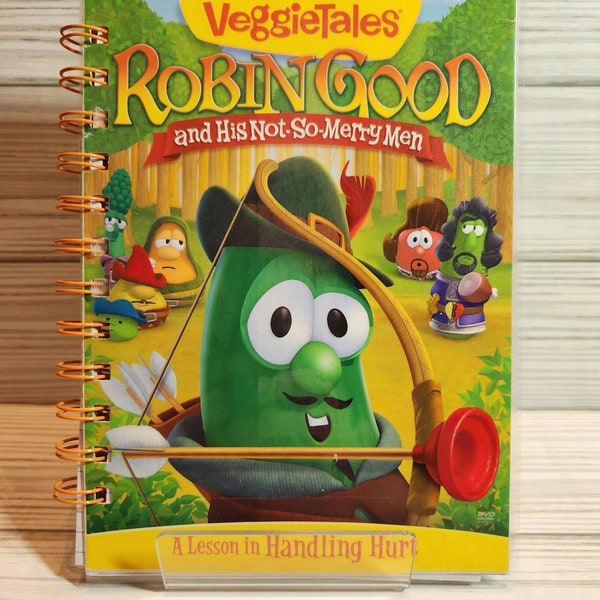 Veggie Tales Notebook Journal Robin Good and His Not-So-Merry Men - A Lesson in Handling Hurt