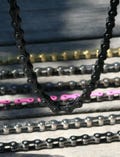 Gothic Wallet Chain for Men | Black Bike Chain Industrial Pants Loop | Alt Punk Streetwear Hardware | Heavy Metal Pocket Belt Link