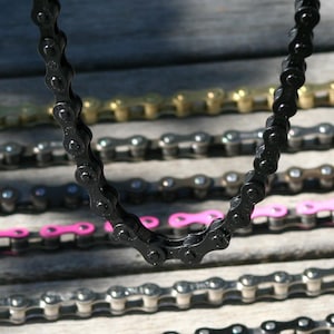 Gothic Wallet Chain for Men | Black Bike Chain Industrial Pants Loop | Alt Punk Streetwear Hardware | Heavy Metal Pocket Belt Link