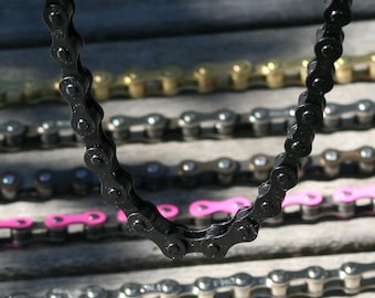 Gothic Wallet Chain for Men | Black Bike Chain Industrial Pants Loop | Alt Punk Streetwear Hardware | Heavy Metal Pocket Belt Link