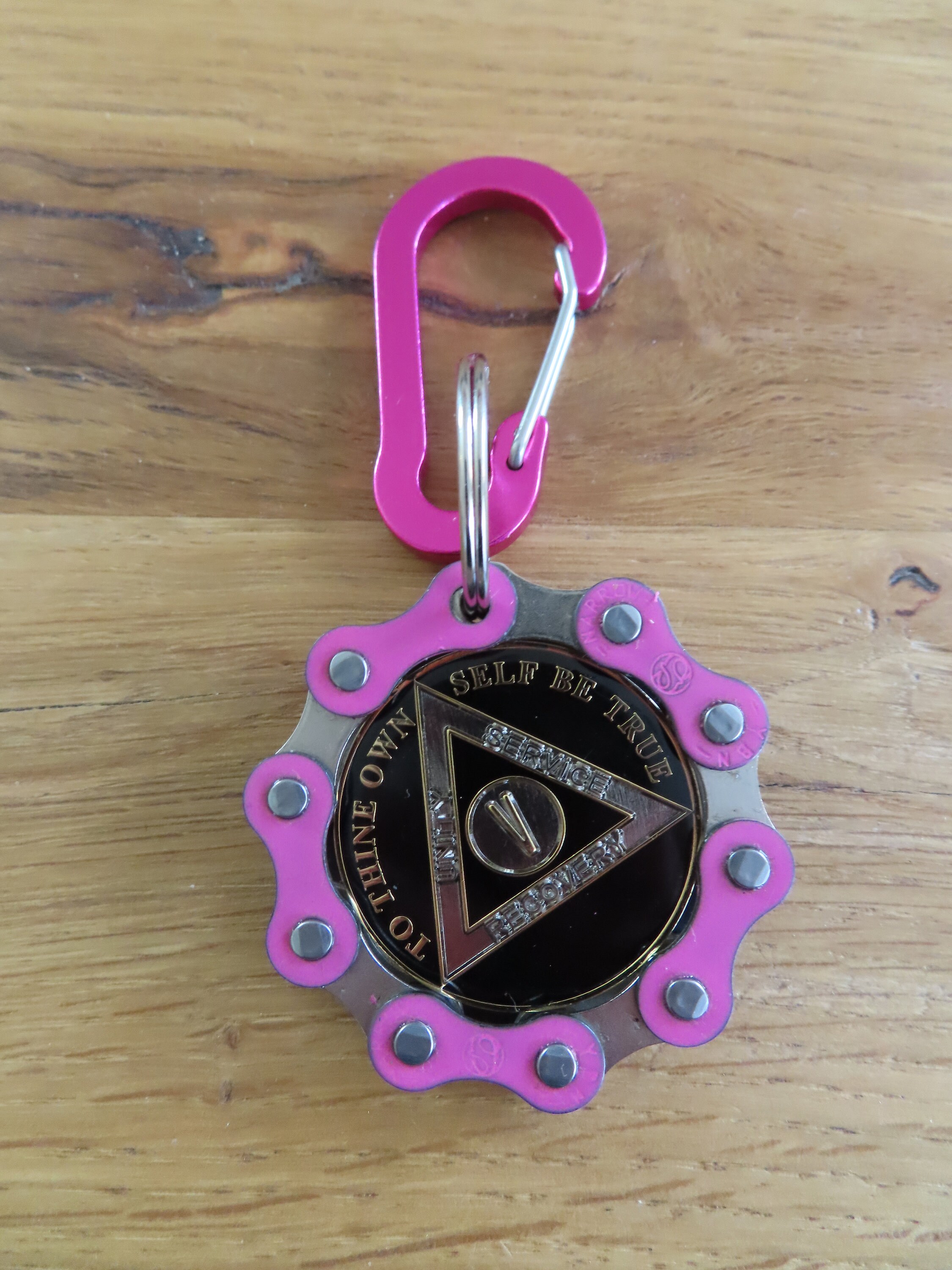 Medallion Holder Keychain