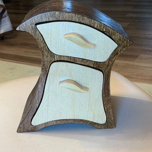 Two drawer keepsake box