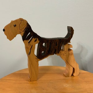 Airedale dog puzzle