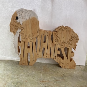 Havanese dog puzzle.
