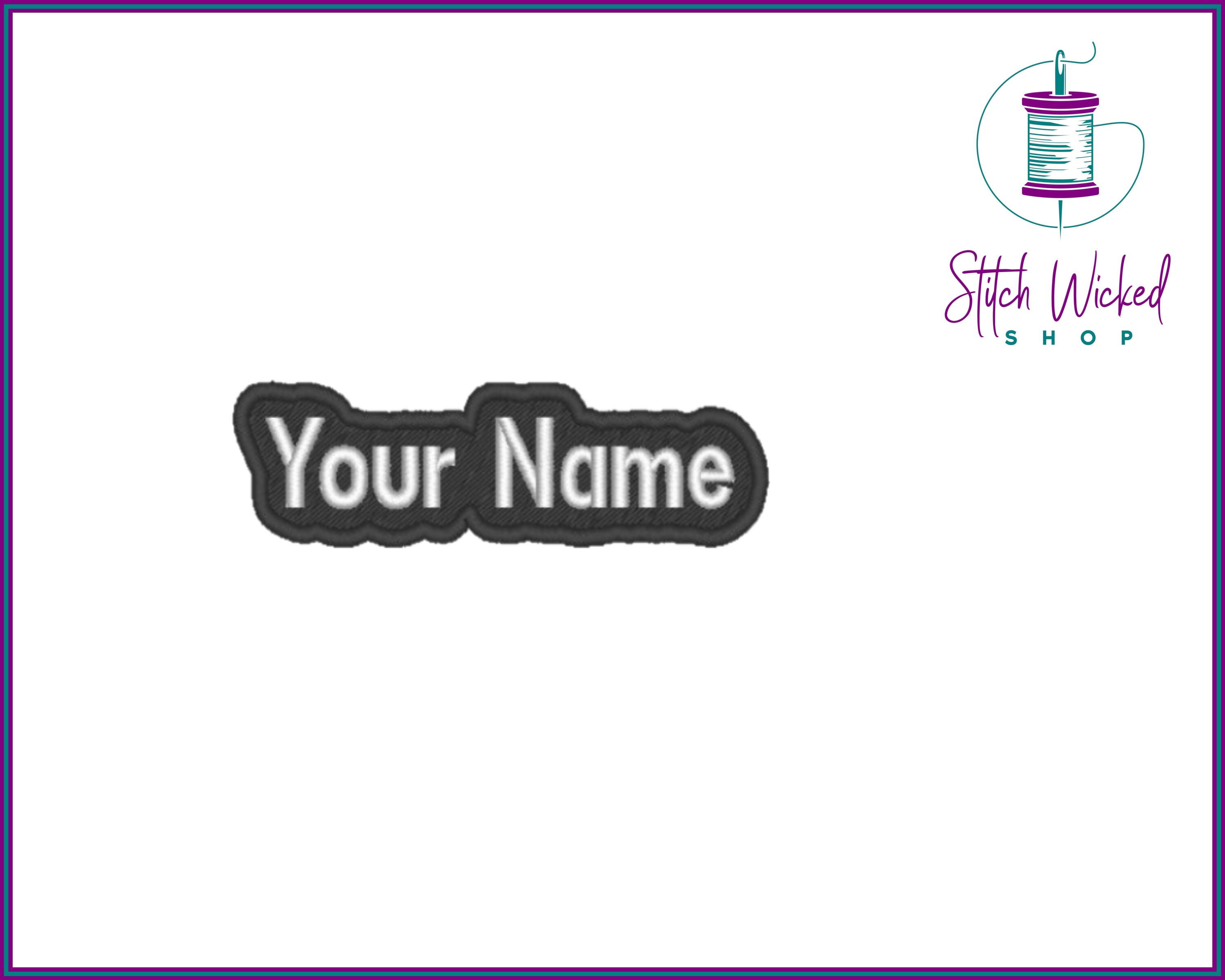 Custom Embroidery Custom Text Patch Custom Iron On Patch Etsy