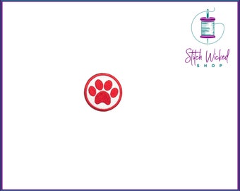 Parche De Impresión de Pata De Perro, Parches De Chaleco De Perro, Parche Bordado, Parche De Perro Para Arnés, Parche De Arnés De Perro, Parches De Perro, Insignia De Mérito Rojo