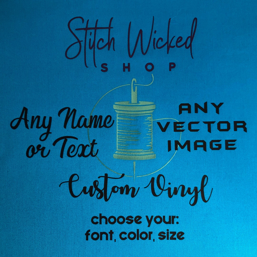 Iron-on Letters Custom Heat Transfer Vinyl Decal – Iron-On For