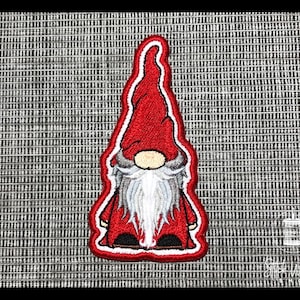 Custom Embroidered Gnome Patch, Custom Color Gnome Patch, Custom Gnome, Gnome Patch, Custom Patch, Gnome Gifts, Patches for Jackets and Bags