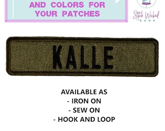 Patch de nome tático, fita de nome personalizada, etiqueta de nome bordada personalizada, patch de nome personalizado, patch de nome para jaqueta, patch para mochila