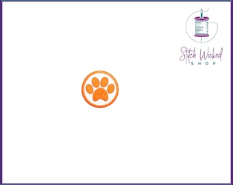 Parche De Impresión De Pata De Perro, Parches De Chaleco De Perro, Parche Bordado, Parche De Perro Para Arnés, Parche De Arnés De Perro, Parches De Perro, Insignia De Mérito Naranja