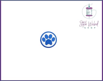 Parche De Impresión De Pata De Perro, Parches De Chaleco De Perro, Parche Bordado, Parche De Perro Para Arnés, Parche De Arnés De Perro, Parches De Perro, Insignia De Mérito Azul